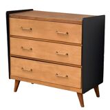 Commode pieds compas 1960
