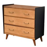 1960 compass foot chest of drawers