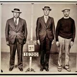 NYC Police Department 1933 Waxey Gordon, Hymie Pincus, Albert Aront