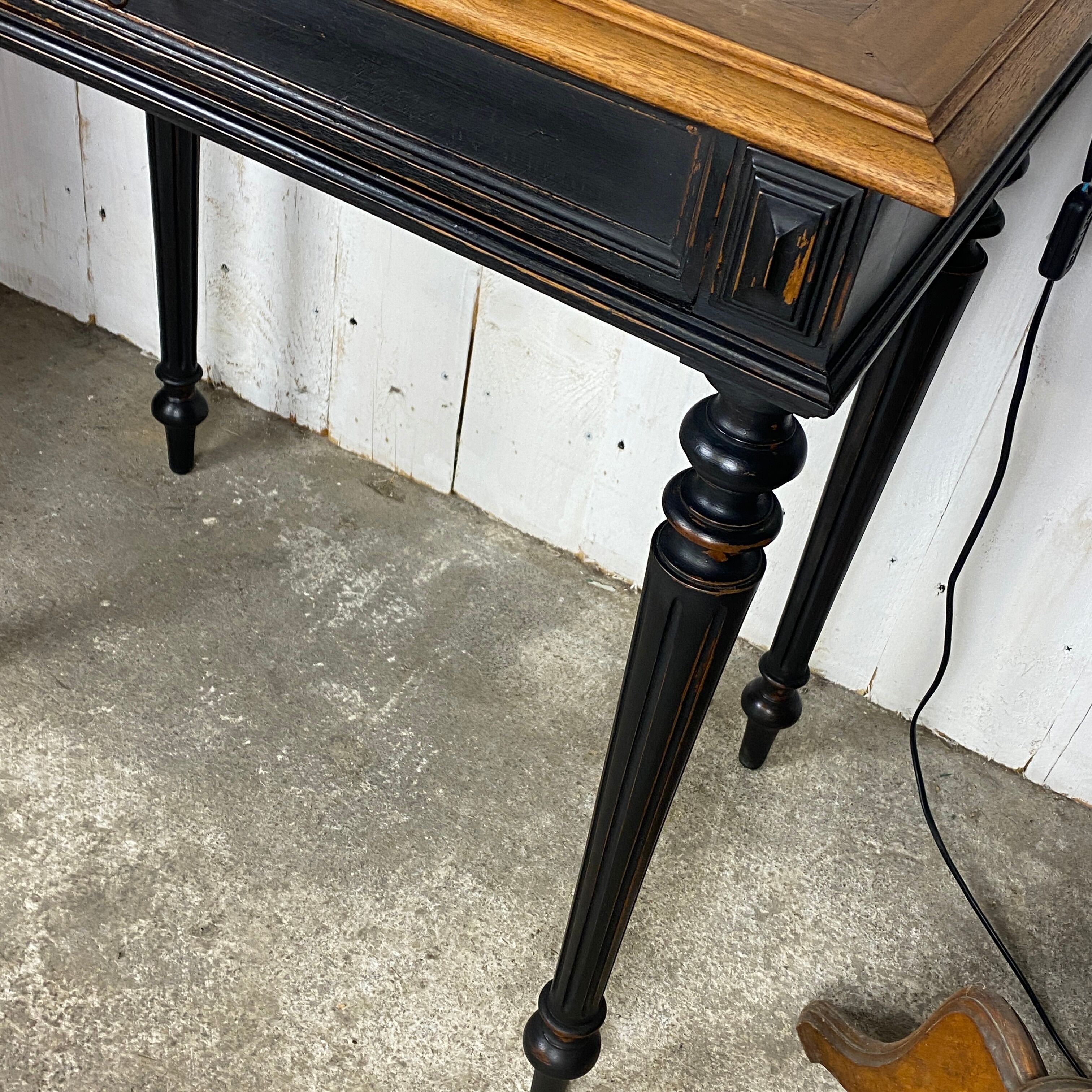 Black patinated lady's desk
