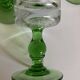 Set of 12 massive stemmed tumbler glasses 1960