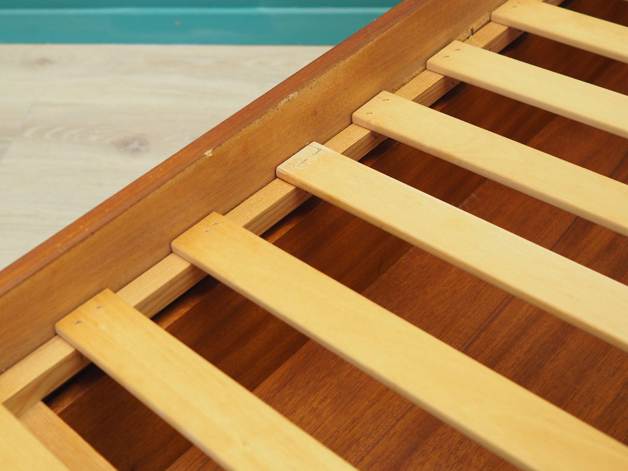 Teak daybed, Danish design, 1970s, production: Denmark