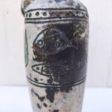 Amphora soliflore vase, ceramic by Jacques Blin