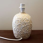 Pied de lampe en céramique