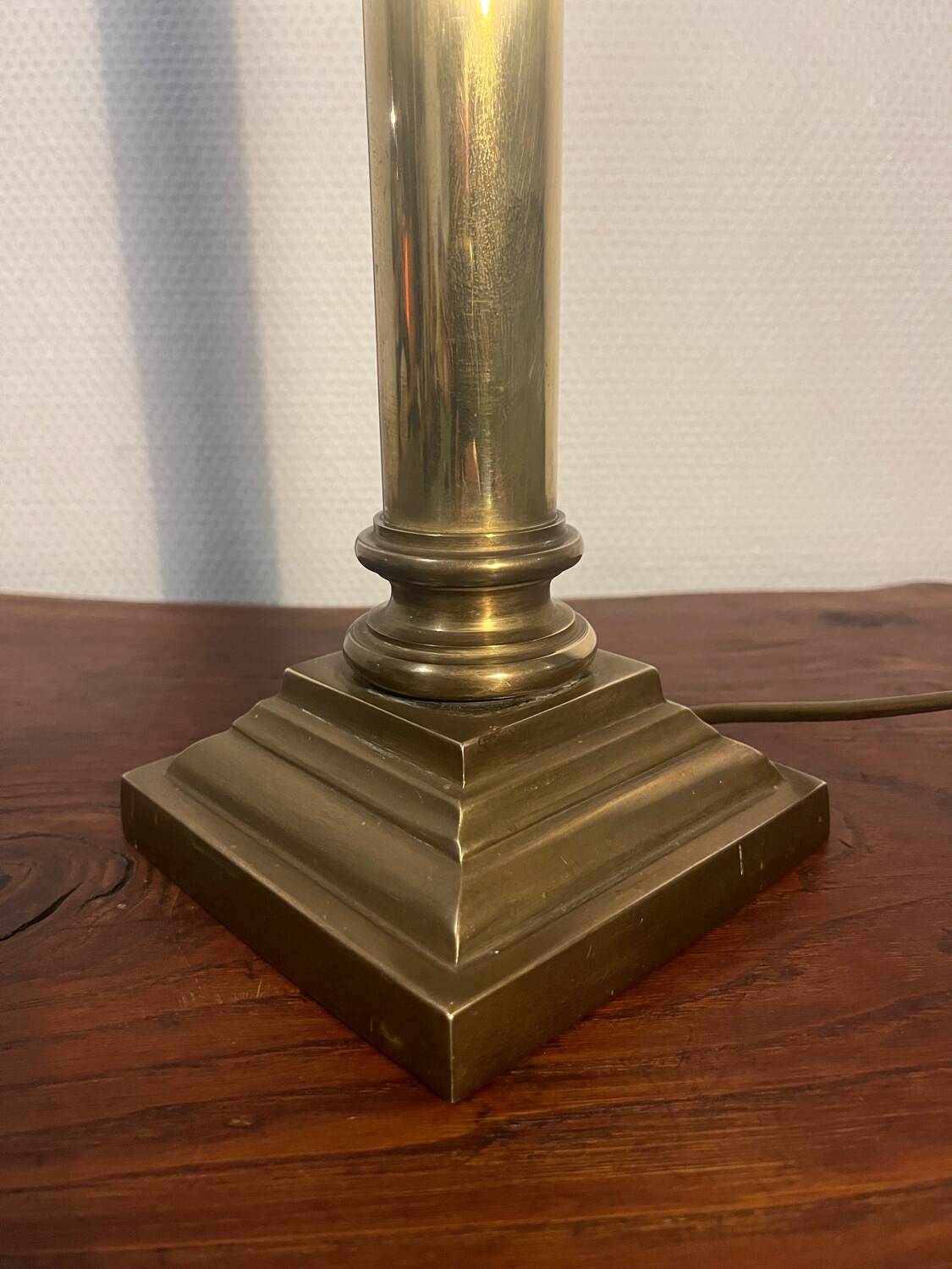Brass lamp base from the 80s