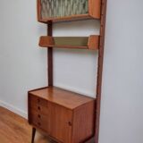 Ergo teak storage unit, Scandinavian vintage 1960s