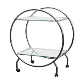 Vintage round bar trolley