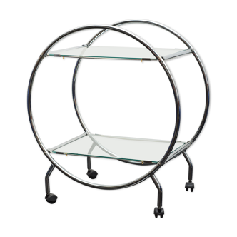 Vintage round bar trolley