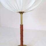 Mid-Century Modern brass and metal table lamp Ewå, Sweden, 1950s