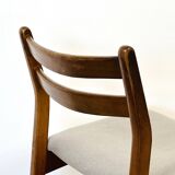 4 Scandinavian teak chairs 1960