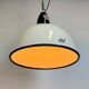 ndustrial Soviet White Enamel Pendant Lamp, 1960s