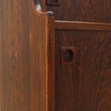 Buffet haut en palissandre, design danois, années 1960, designer : Johannes Andersen, fabrication : Skaaning Furnitu