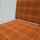 Vintage orange benches from the 70s