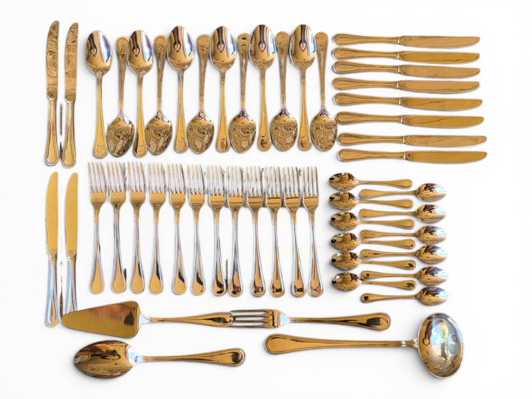 Stainless steel cutlery set 52 pieces - Guy Degrenne