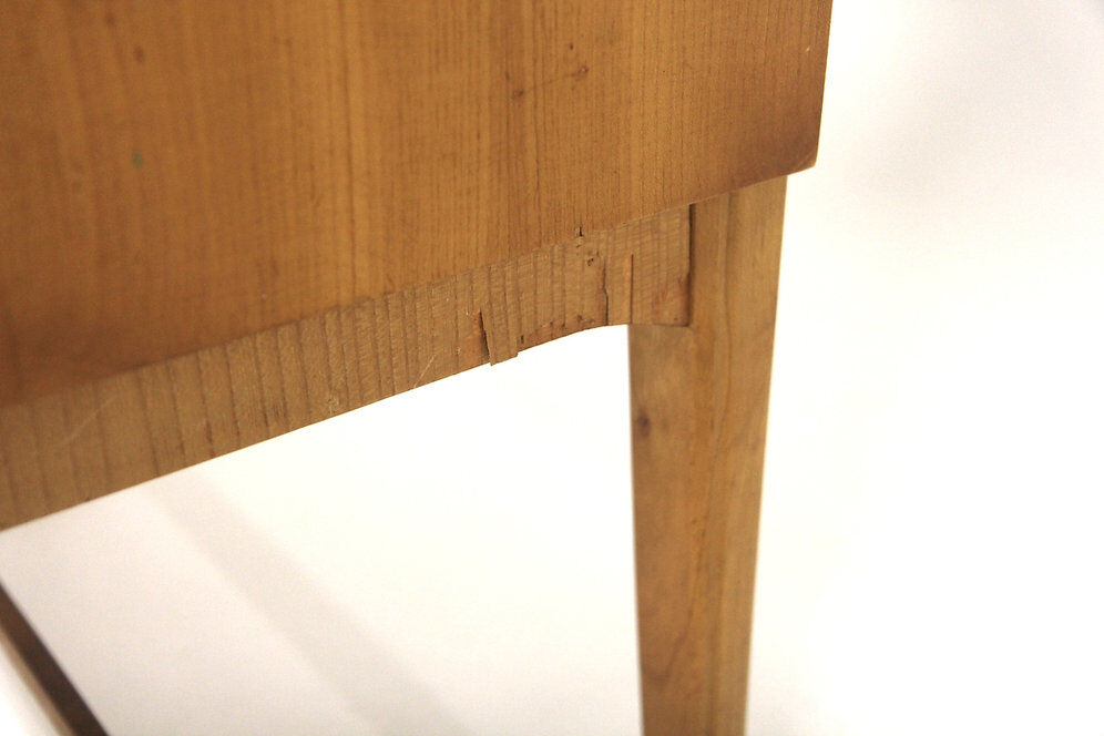 Scandinavian wardrobe in elm, Swedish Modern, Sweden, 1940