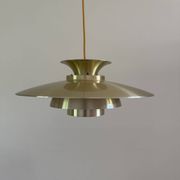 Vintage Danish gold pendant - Louis Poulsen Style - Danish design pendant