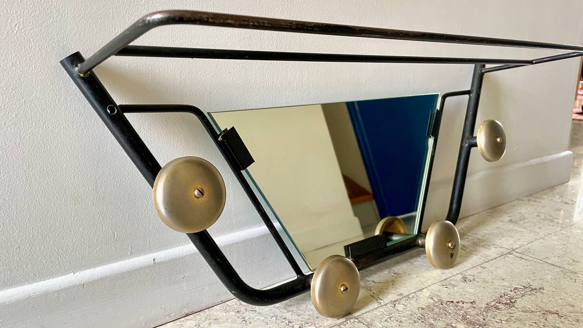 Vintage Steel Coat Rack from the 60s