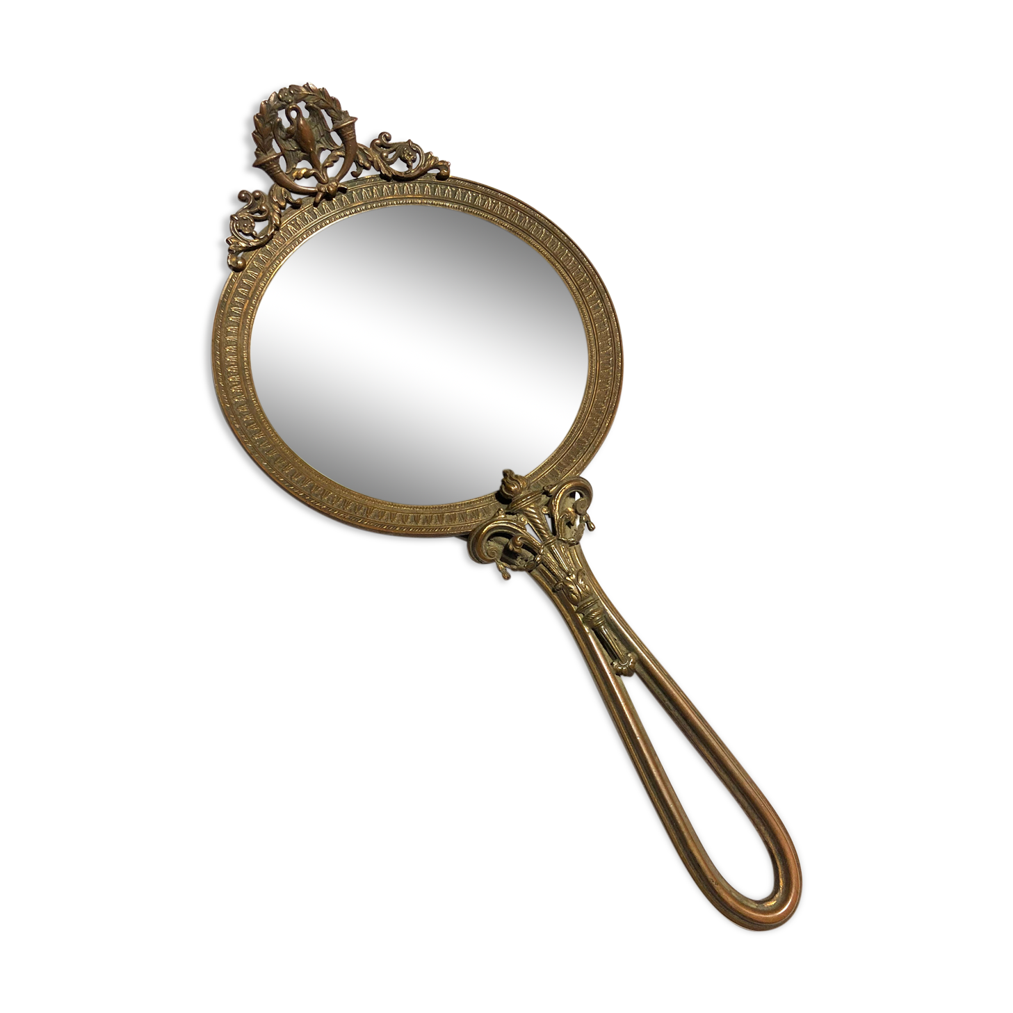 Courtesy hand mirror