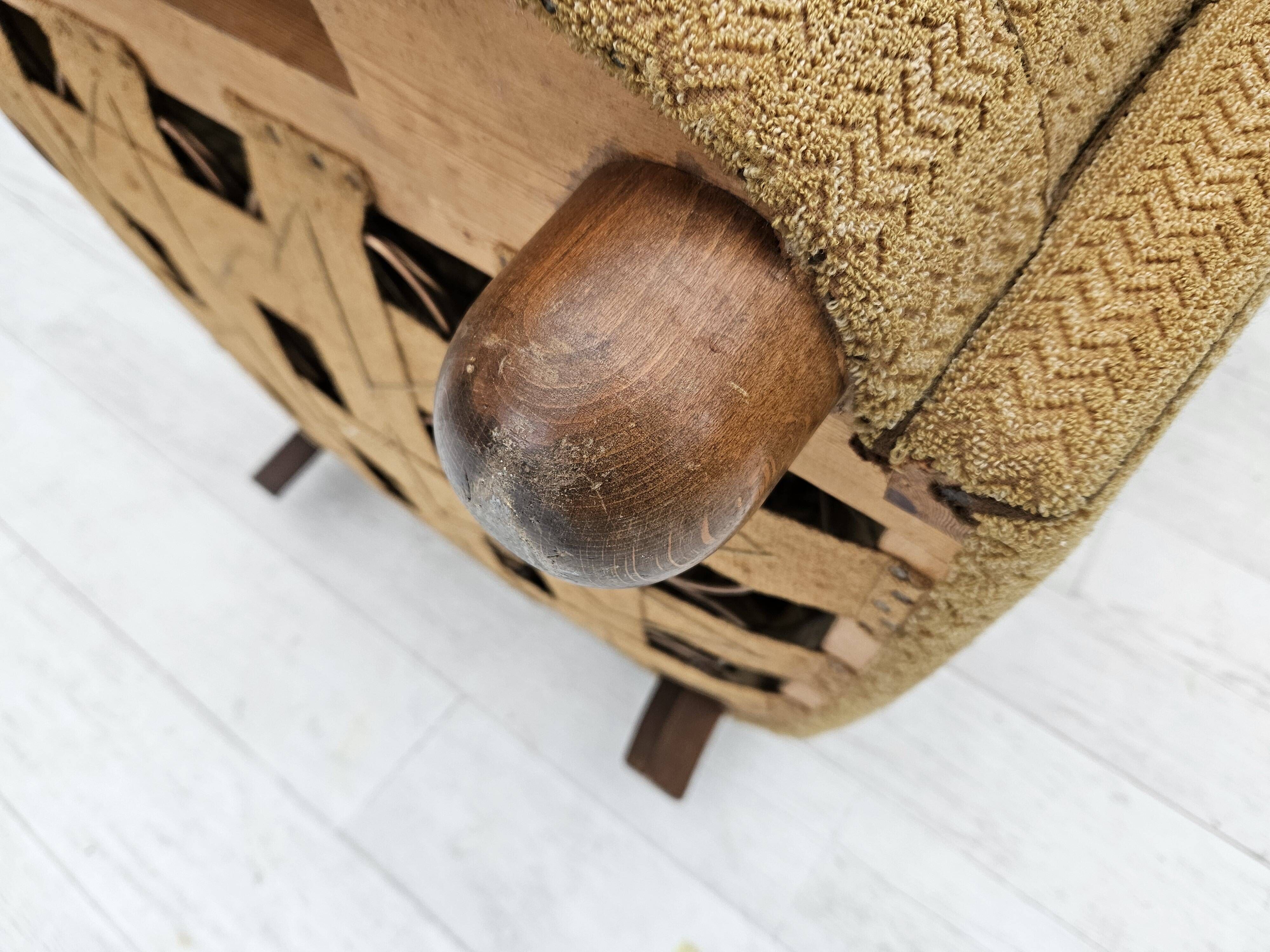 1960s, Danish relax chair, original upholstery, good condition.