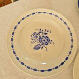 Set of 12 mismatched dinner plates