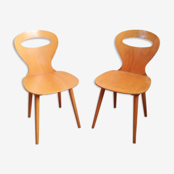 Paire de chaises Baumann modèle fourmi enfant