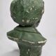 Bust in patinated plaster of the composer Gabriel Fauré, signed, 19 cm