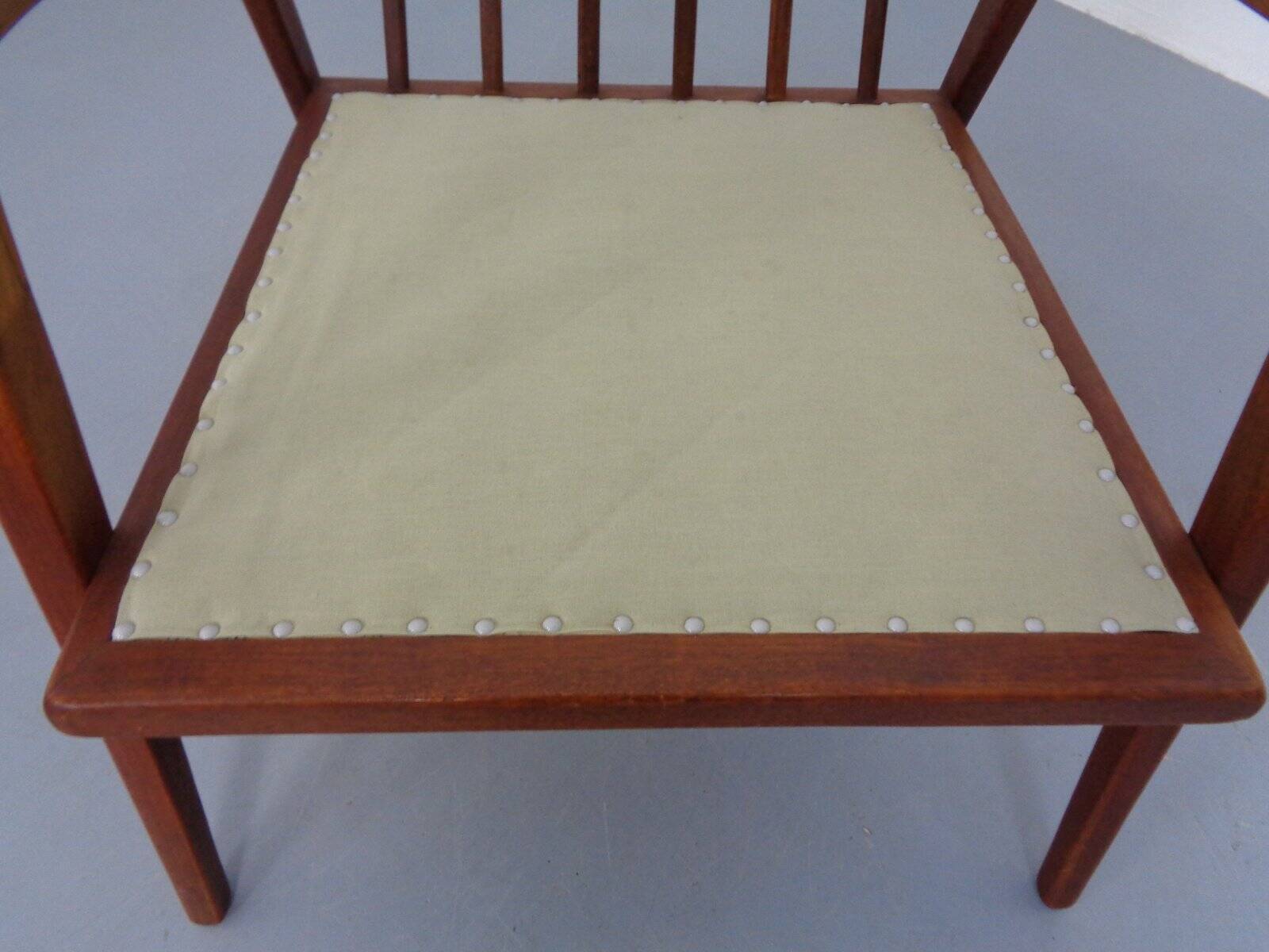 Danish Filigree Teak Armchairs, 1960s, Set of 2