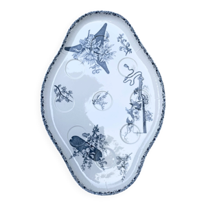 Plat ancien à œufs