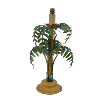 Lamper palm palm painted metal Vintage 1960-70