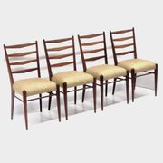 Set of four mid century dining chairs model SB09 by Cees Braakman, Pastoe