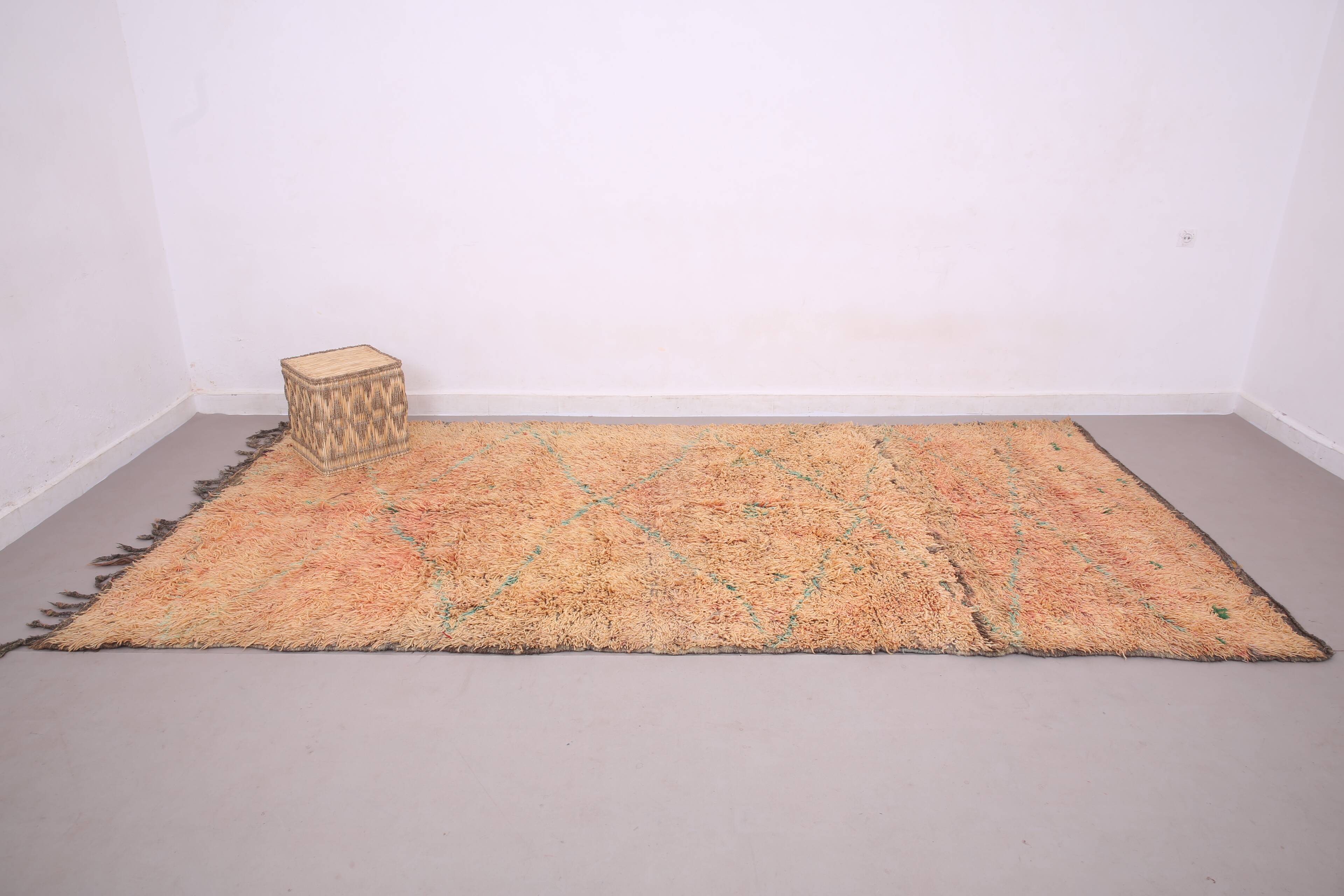 Authentic Boujaad Rug Morocco 180 x 362 cm – Vintage Handmade Wool Piece