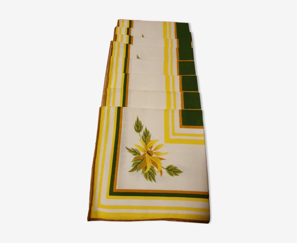 Lot 8 serviettes