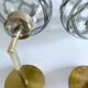Pair Vintage Murano Glass Wall Lights