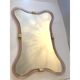 Miroir en verre de style Murano, miroir design – Simoeng, rose et