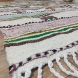Handmade wool Berber rug 205 X 145 CM