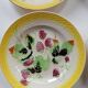 6 Art Deco dessert plates in barbotine. Moulin des Loups.