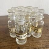 Glass spice jars