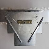 Kinkeldey wall light, cut crystals, 3 levels, Germany, 1970