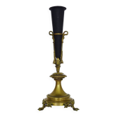 Cornet vase bronze and metal. Napoleon III 19th century.