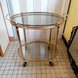 Vintage brass dessert