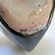 Vase bouteille grès émaillé noir par Roland Zobel