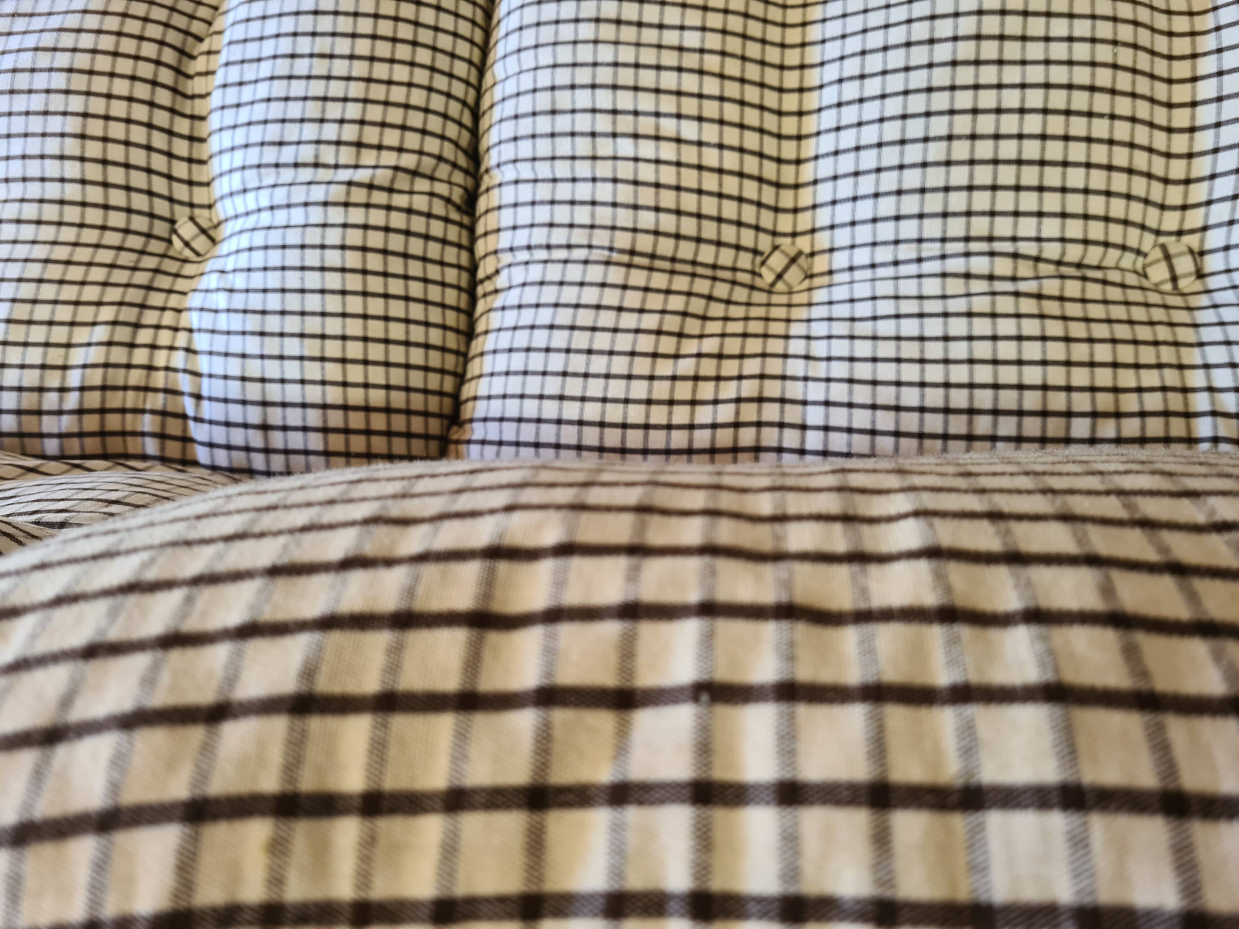 Pine sofa two places 1960 Vintage