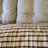 Pine sofa two places 1960 Vintage