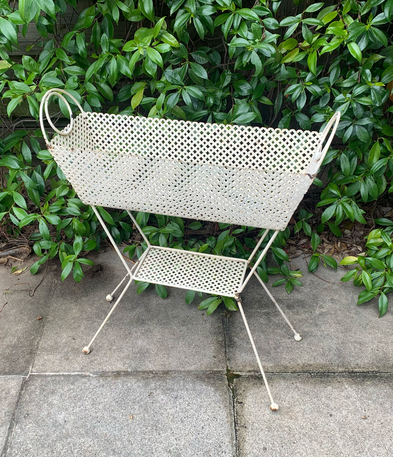 Perforated metal planter