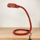 Lampe serpent flexible rouge années 80