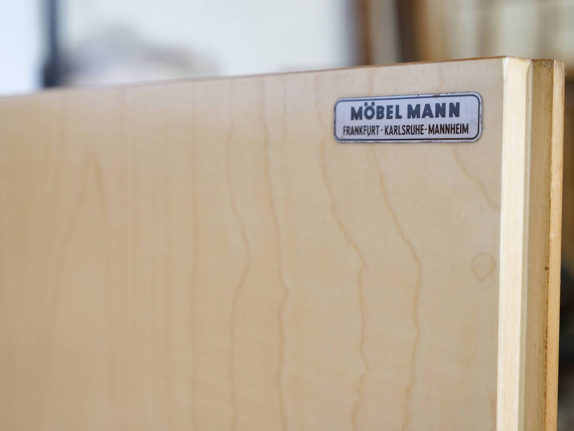 Mid-Century Sideboard in Cherry Wood by Möbel Mann, 1960s