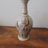 glazed terracotta vase, signed to identify
