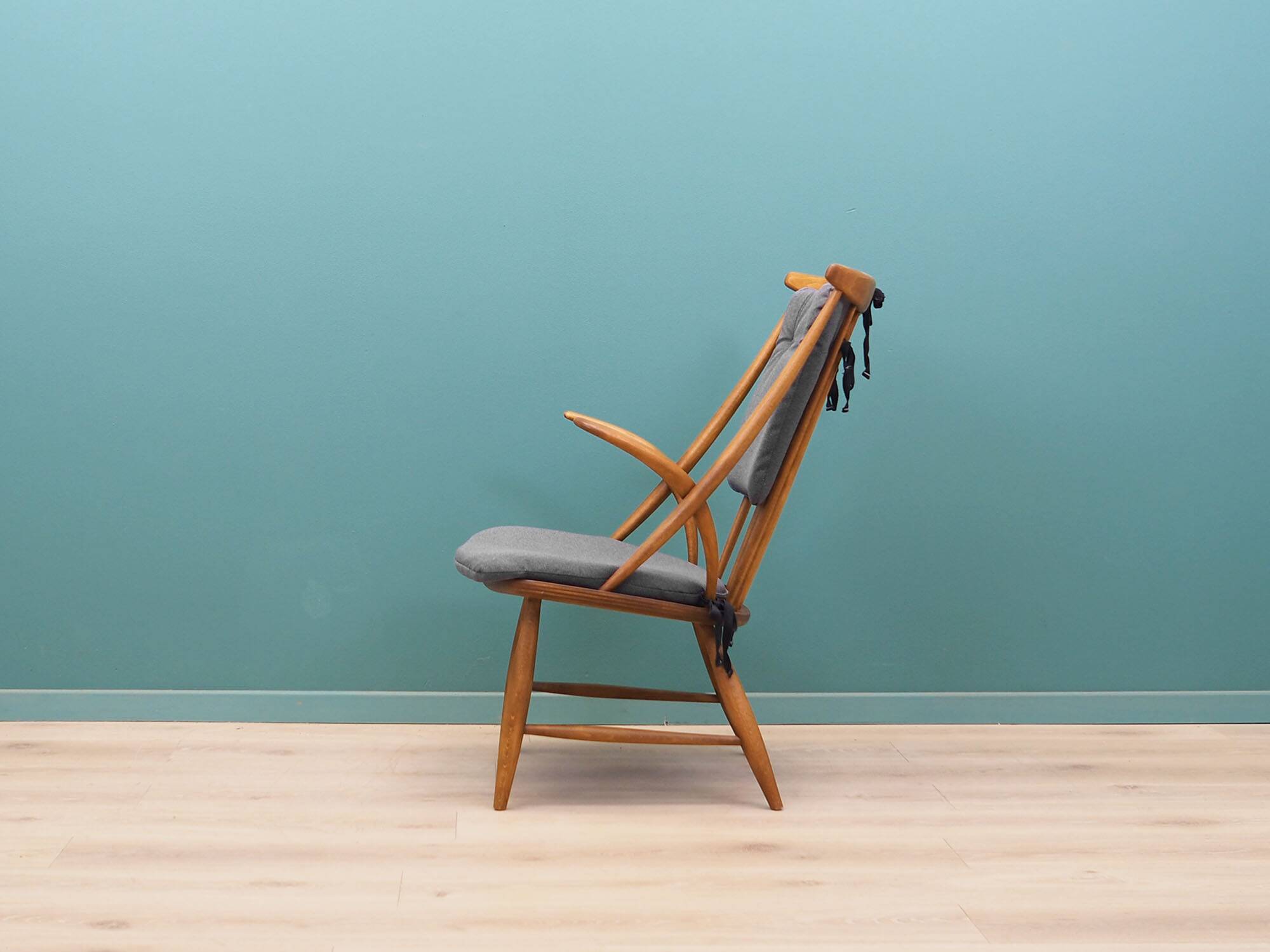 Beech chair, Danish design, 1960s, designer: Illum Wikkelsø, manufacture: N