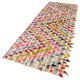 Turkish Handmade Vintage Anatolian Kilim 101 cm x 328 cm