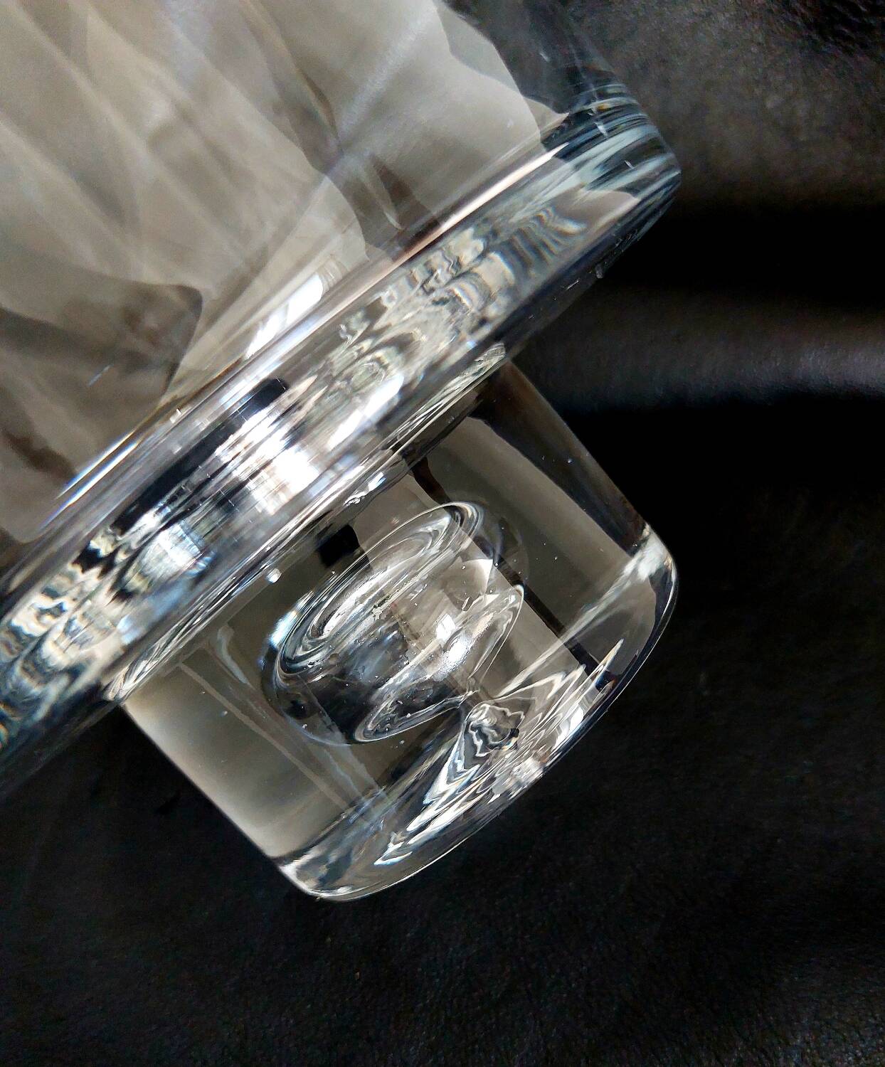 Designer glass vase